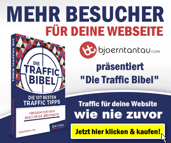 Traffic Bibel von Björn Tantau für extrem viel Traffic auf Deine Webseite