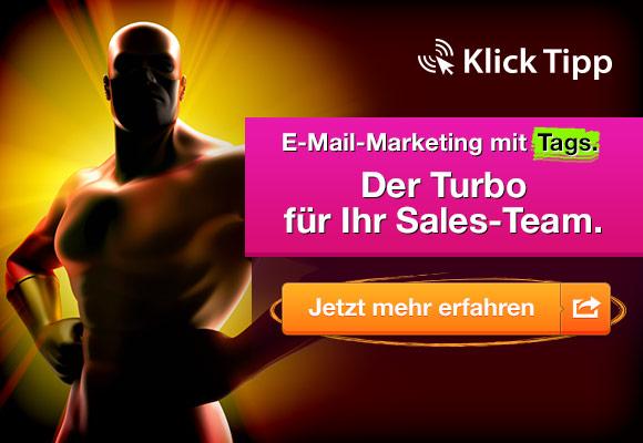 Klkick-Tipp - E-Mail Marketing mit Tags -Turbo für Ihr Sales-Team_Ironman